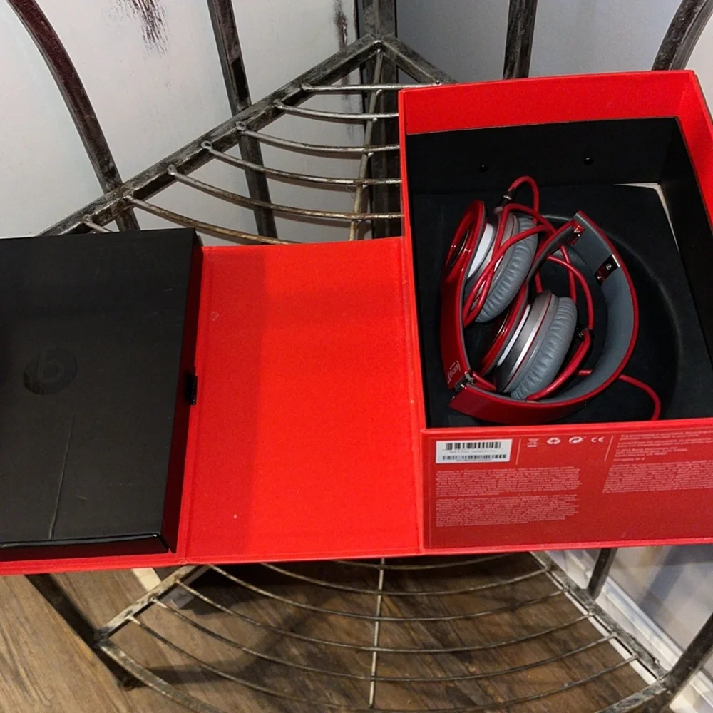 Beats by Dre nice red and grey in box
